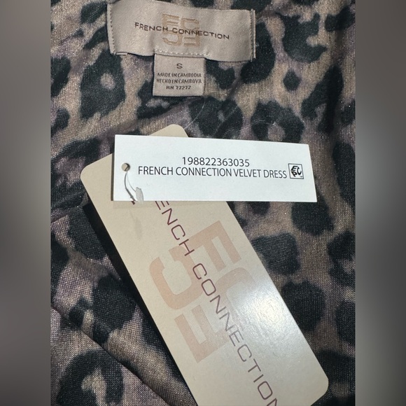 French Connection Animal Print Mini Dress - Picture 3 of 5